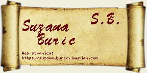 Suzana Burić vizit kartica
